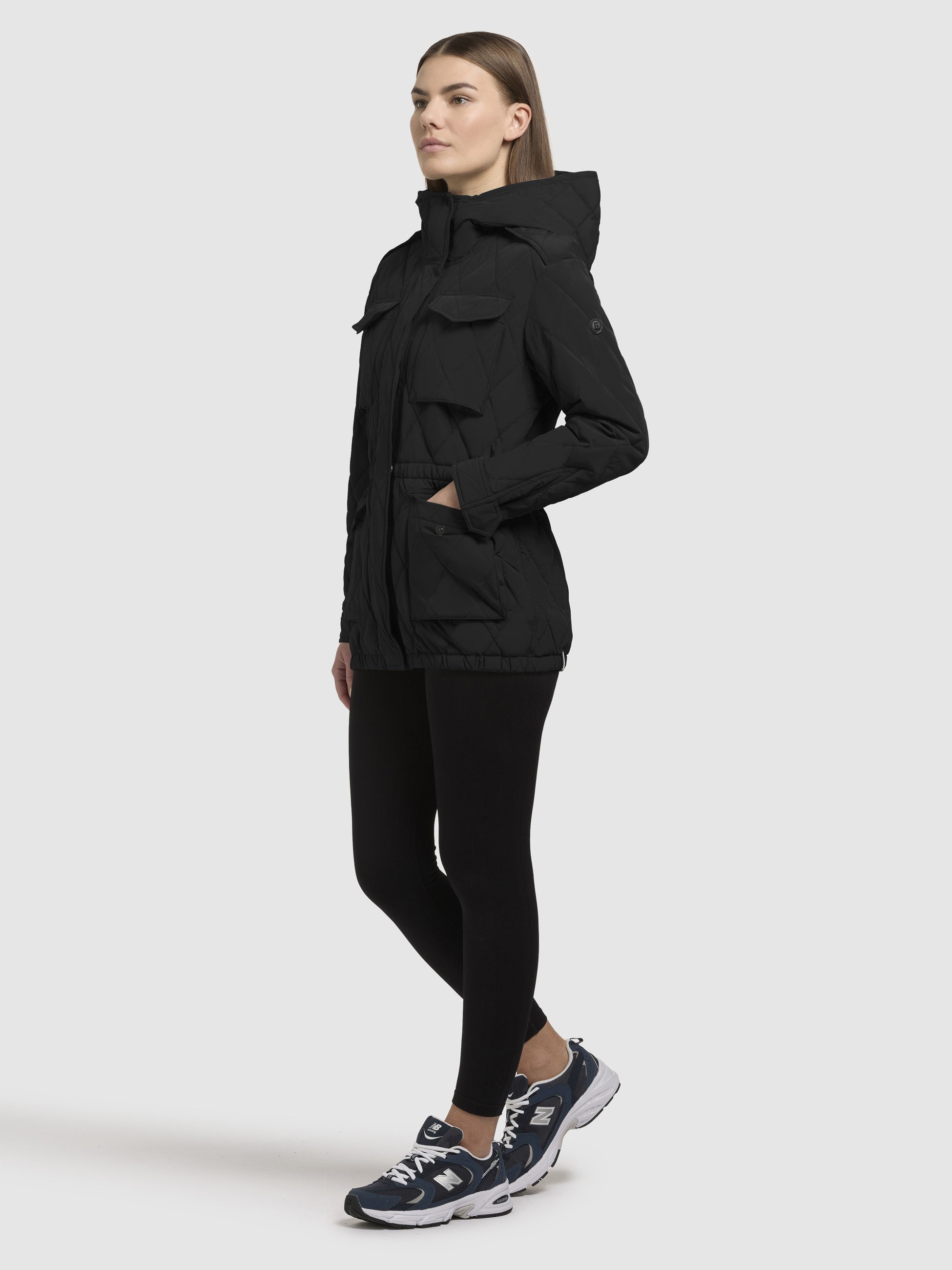 khujo-jacke-alimina-damen-steppjacke-schwarz image 2