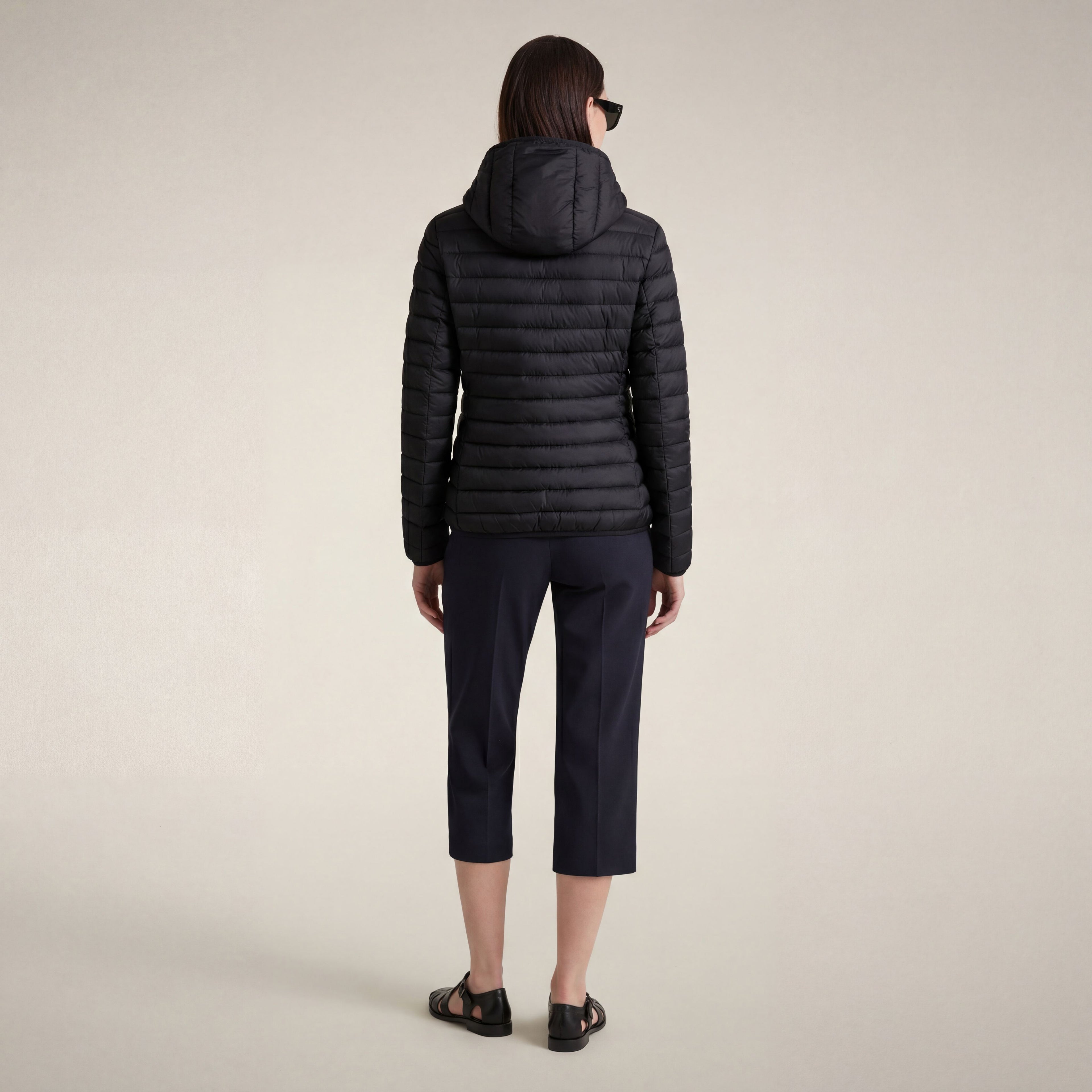 save-the-duck-daisy-damen-steppjacke-schwarz-mit-kapuze image 2