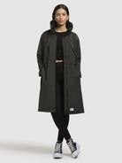 khujo-loulou-damen-coat-windbreaker-kurz-dark-green image 2