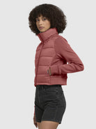 khujo-jacke-lival-rostrot-cropped-steppjacke-slim-fit image 5