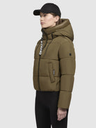 khujo-elida-damen-steppjacke-khaki image 5