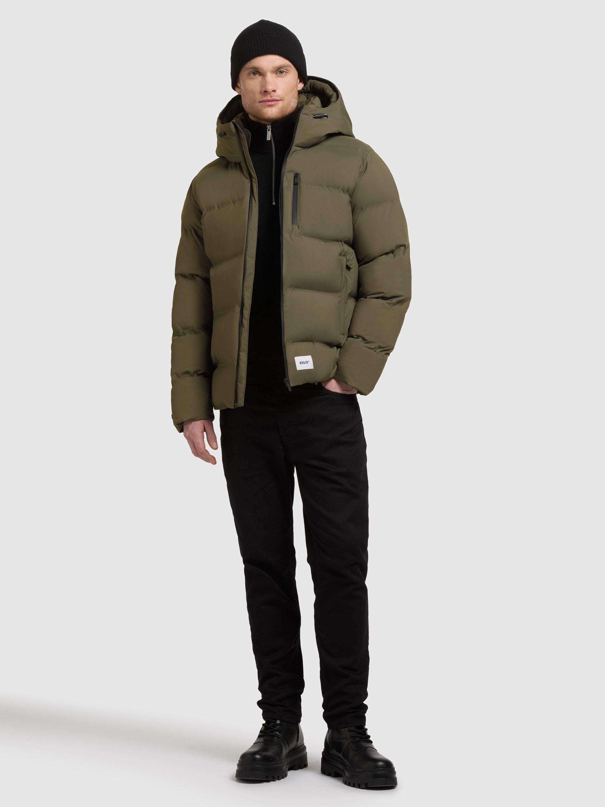 khujo-jacke-silas3-light-moss-green-wattierte-damen-steppjacke image 6