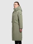 khujo-coat-santini-wintermantel-muted-green-baumwollmix image 5