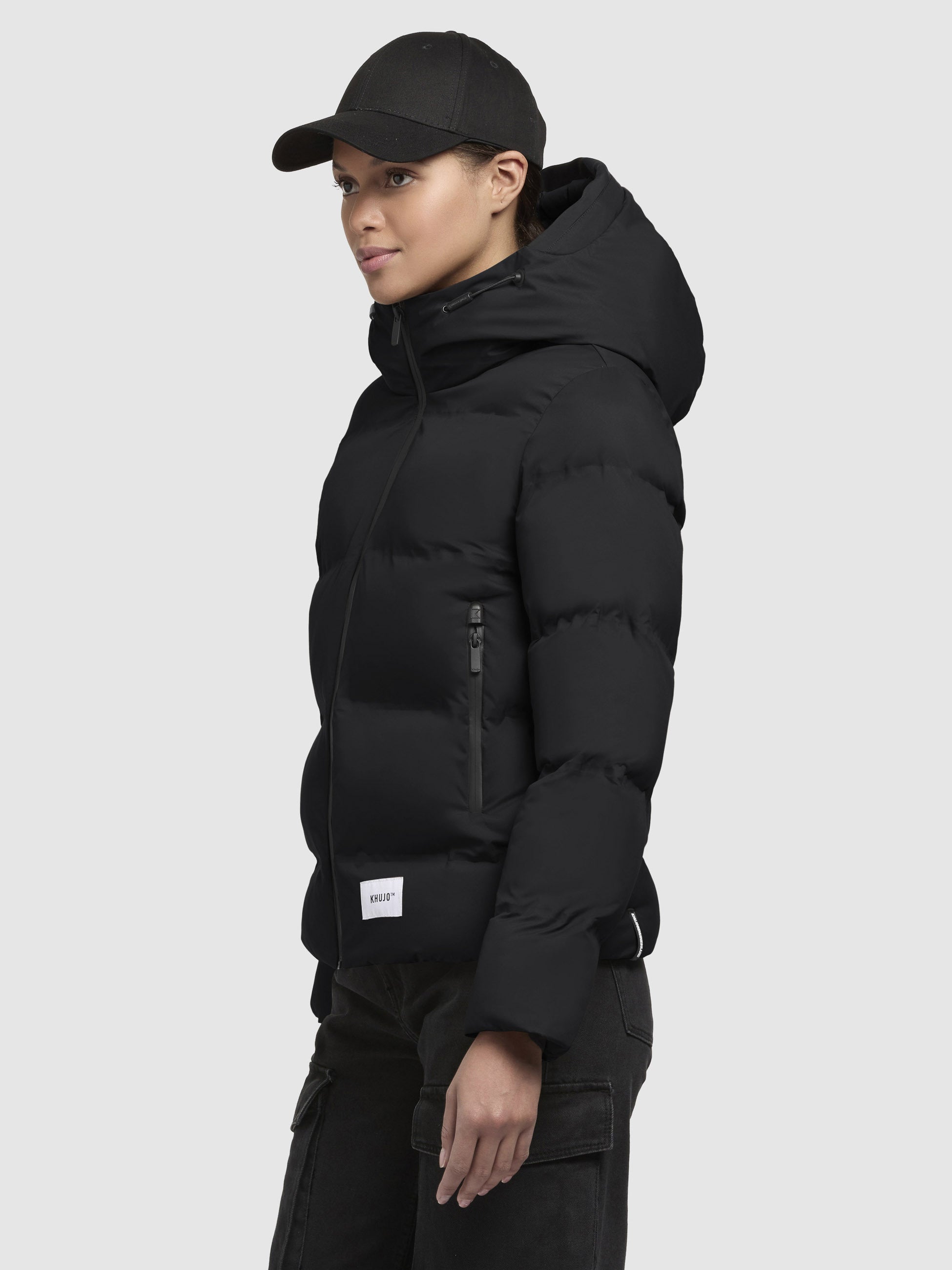 khujo-jacke-liev-schwarz-h-ftlange-damen-steppjacke image 5