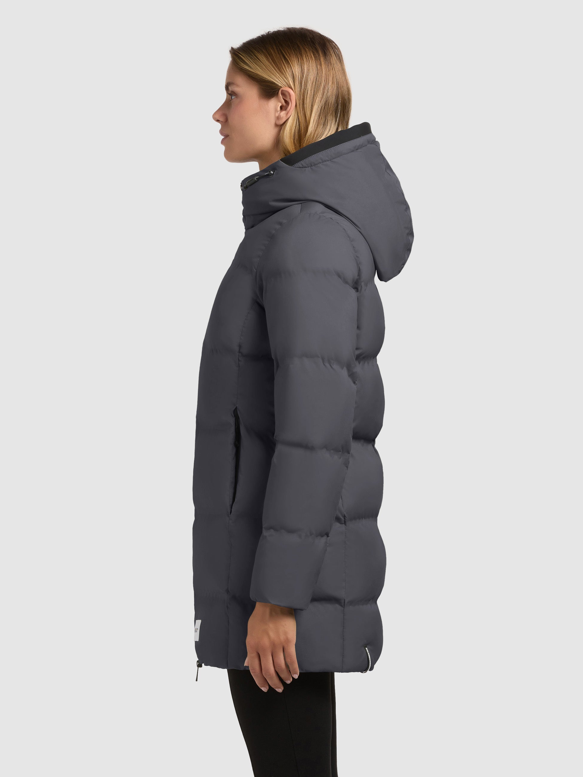 khujo-jacke-tanare3-steel-grey-damen-wattierte-steppjacke-regular-fit image 5
