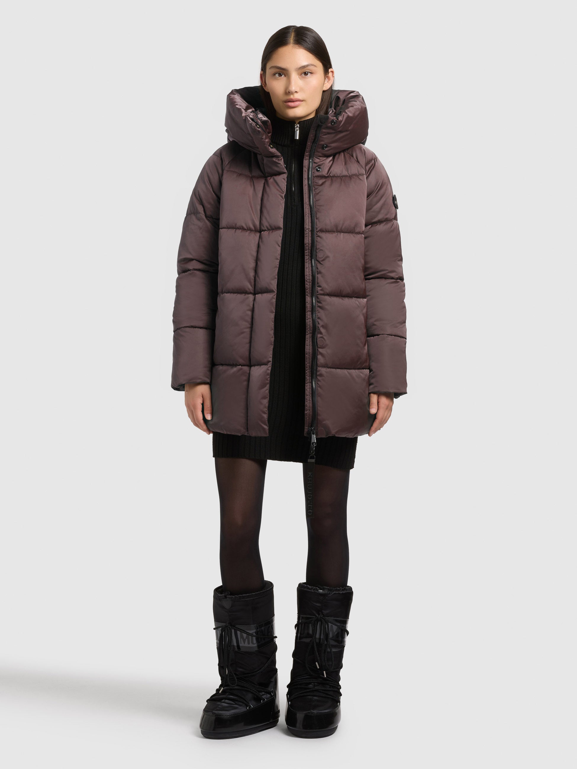 khujo-jacke-suda-orchid-lilac-gl-nzende-winter-steppjacke-loose-fit-damen image 2