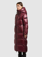 khujo-coat-tonia-mahogani-red-gl-nzender-steppmantel-damen-loose-fit image 5