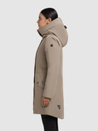 khujo-mantel-diance-greige-wattierter-kurzmantel-slim-fit image 5