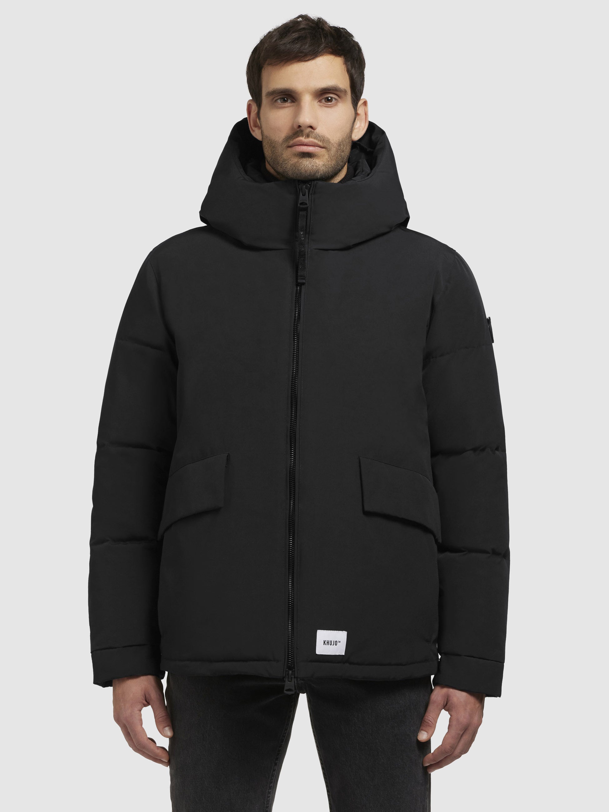 khujo-jacke-gero-schwarz-damen-winterjacke-mit-kapuze image 4