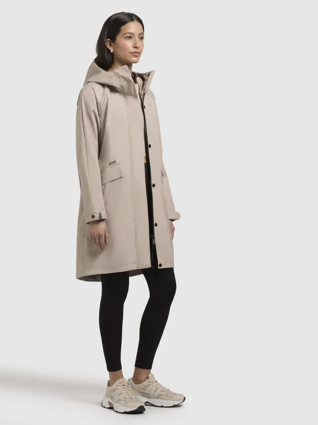 khujo-mantel-yeal-beige-kurzmantel-damen-slim-fit image 1