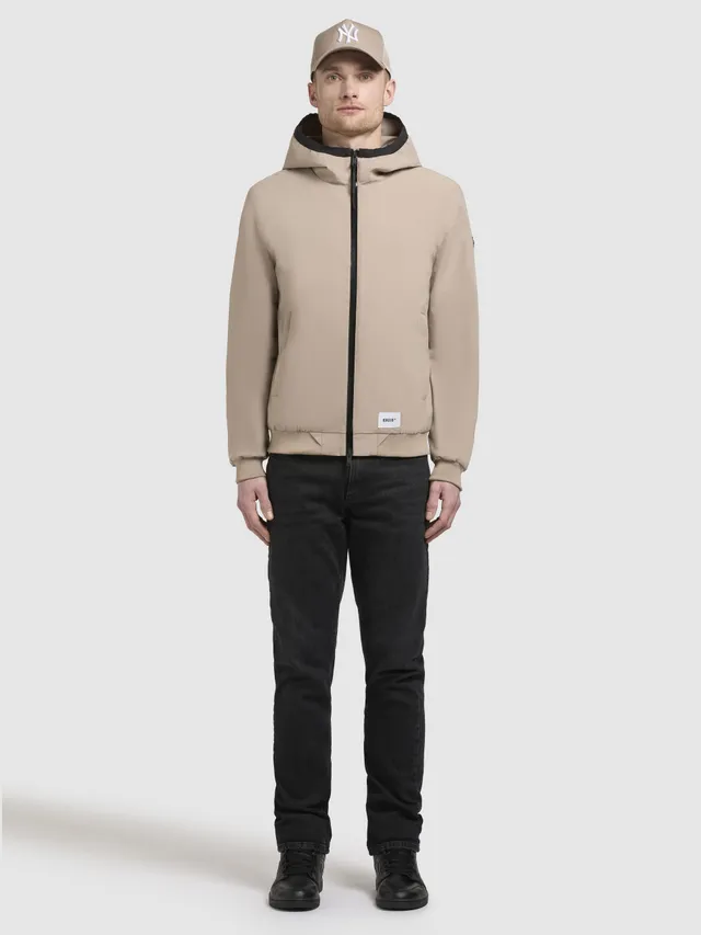 khujo-larm-jacke-beige-kapuzenjacke-regular-fit-h-ftlang image 1