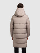 khujo-siram2-coat-greige-knielang-loose-fit image 3