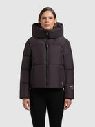 khujo-jacke-audrey-matt-moody-plum-damen-loose-fit image 4