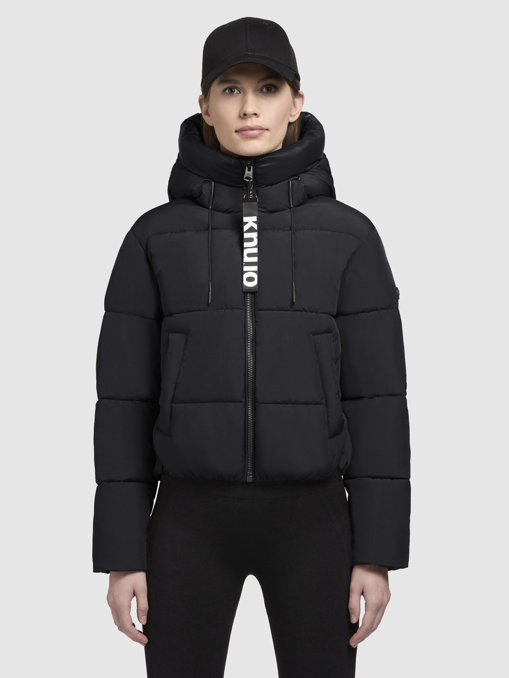 khujo-elida-damen-jacke-steppjacke-kurz-schwarz-loose-fit image 4