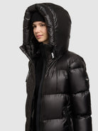 khujo-jacke-drown-shiny-winter-steppjacke-black-loose-fit image 7