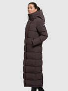 khujo-coat-claresse2-moody-plum-wadenlanger-damen-steppmantel image 5