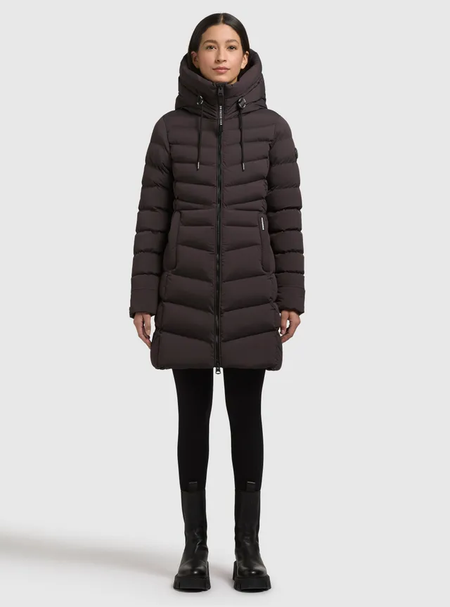 khujo-coat-tuhani5-moody-plum-superleichter-steppmantel-slim-fit-mit-kapuze image 1