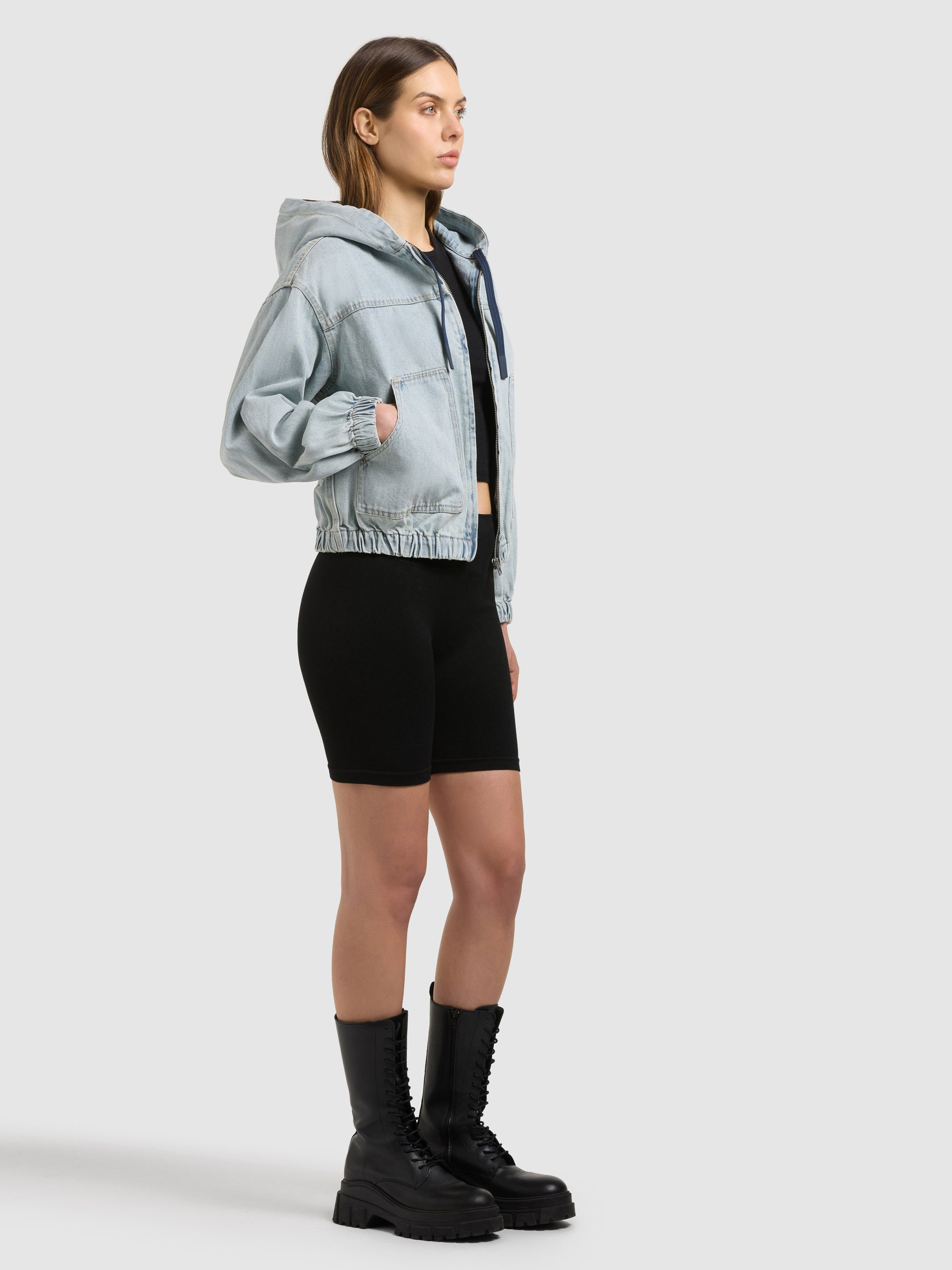 khujo-jacke-gretel-bleached-blue-damen-jeans-blouson-mit-kapuze-im-loose-fit image 6