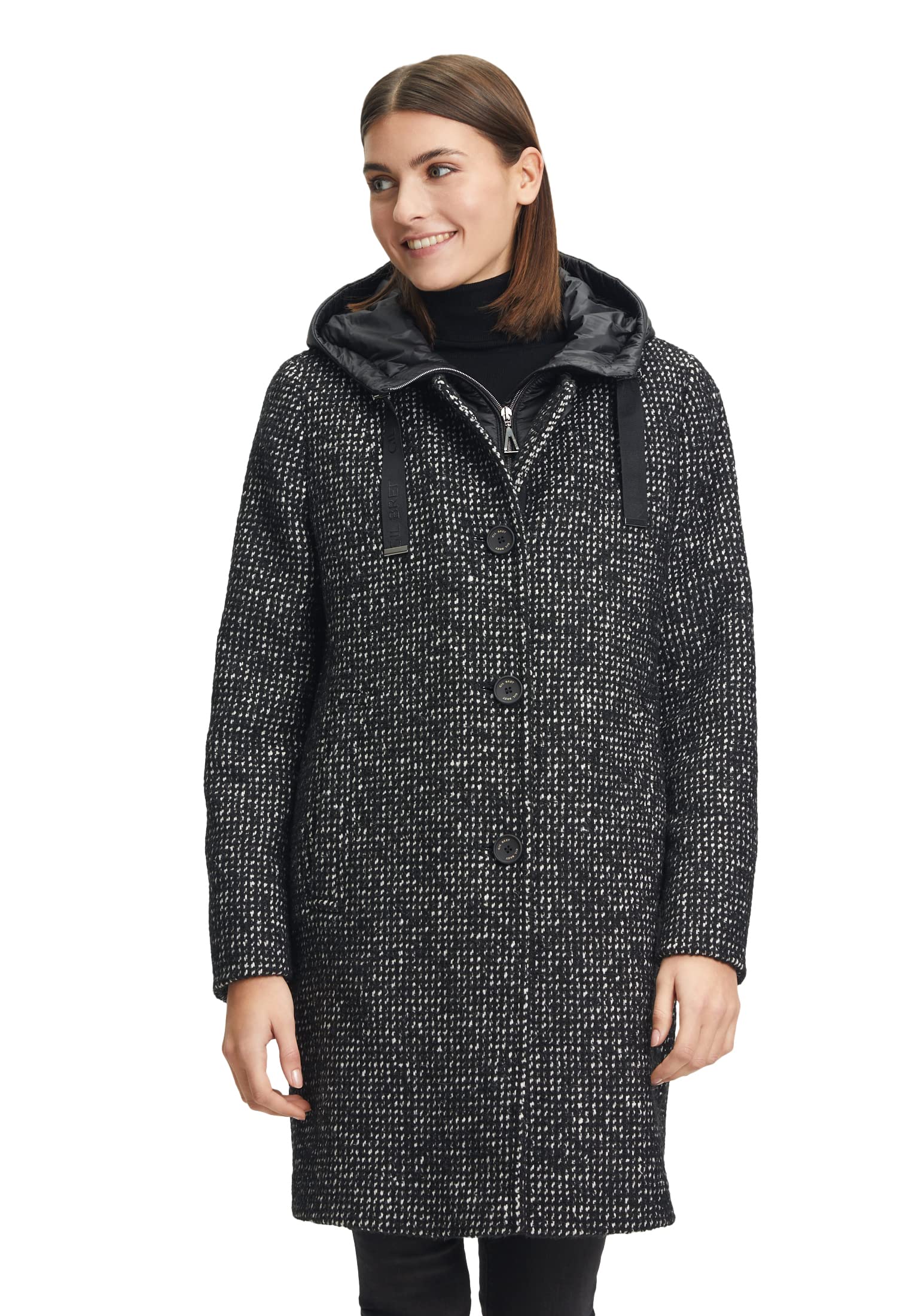 gil-bret-9420-6138-damen-jacke-wolle-wolljacke-in-black-white-42-eu image 1
