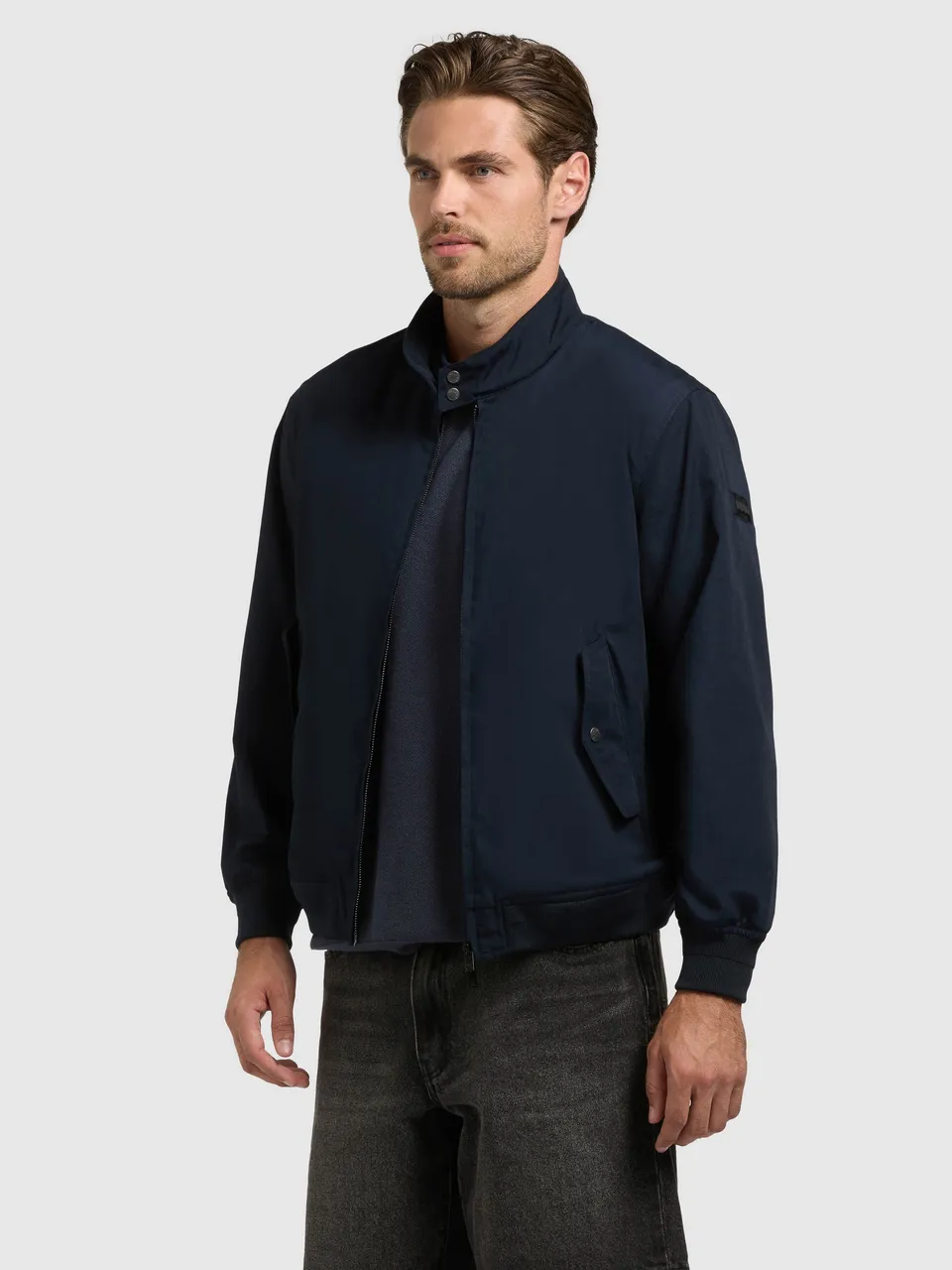 khujo-jacke-agano-atlantic-blue-blouson-collegejacke-h-ftlang image 1