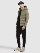 khujo-nilon-damen-jacke-olive-slim-fit-sommer image 2