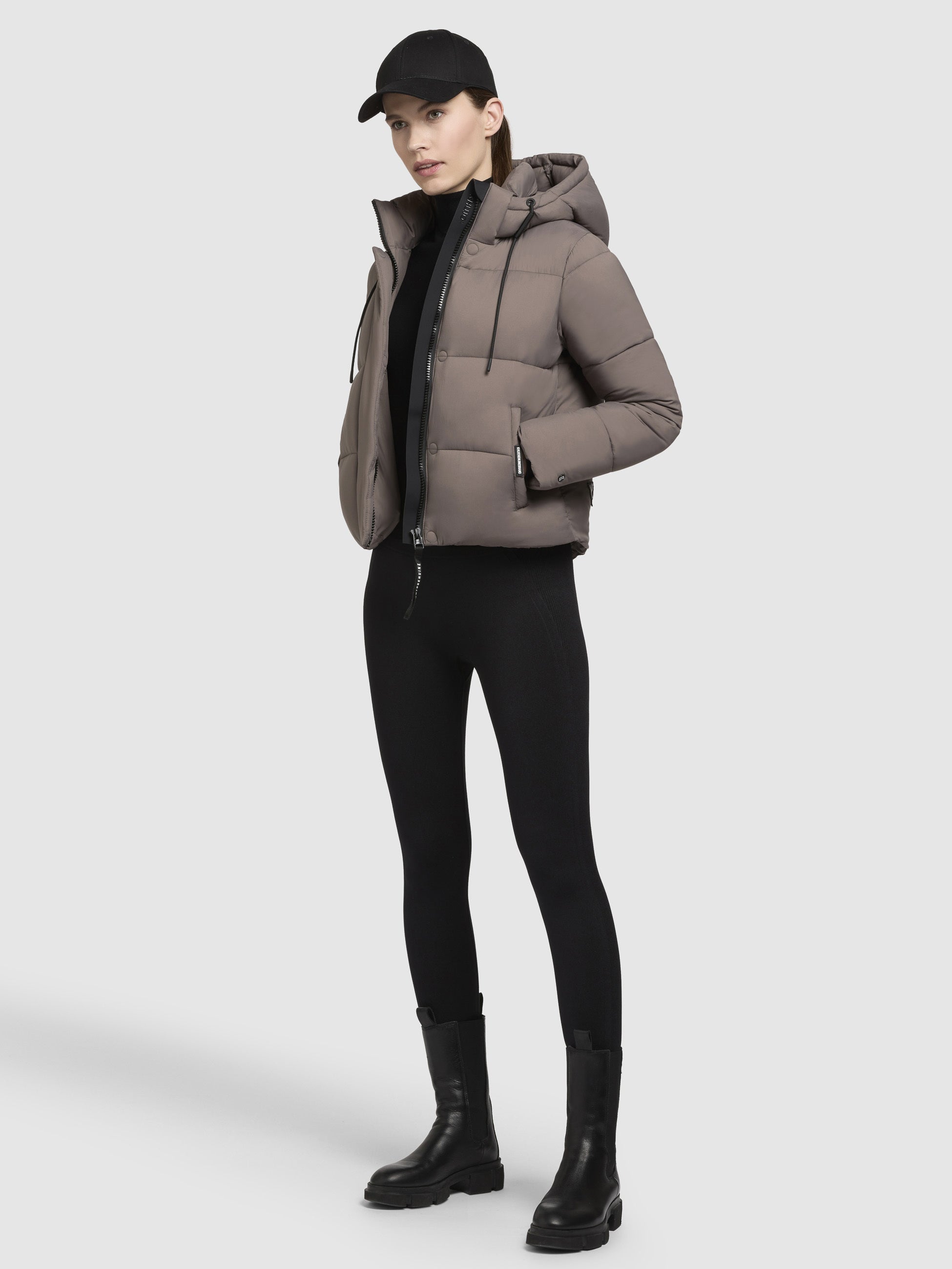 khujo-stine2-matt-steppjacke-taupe-dunkel-damen-jacke-h-ftlang-mit-abnehmbarer-k image 2