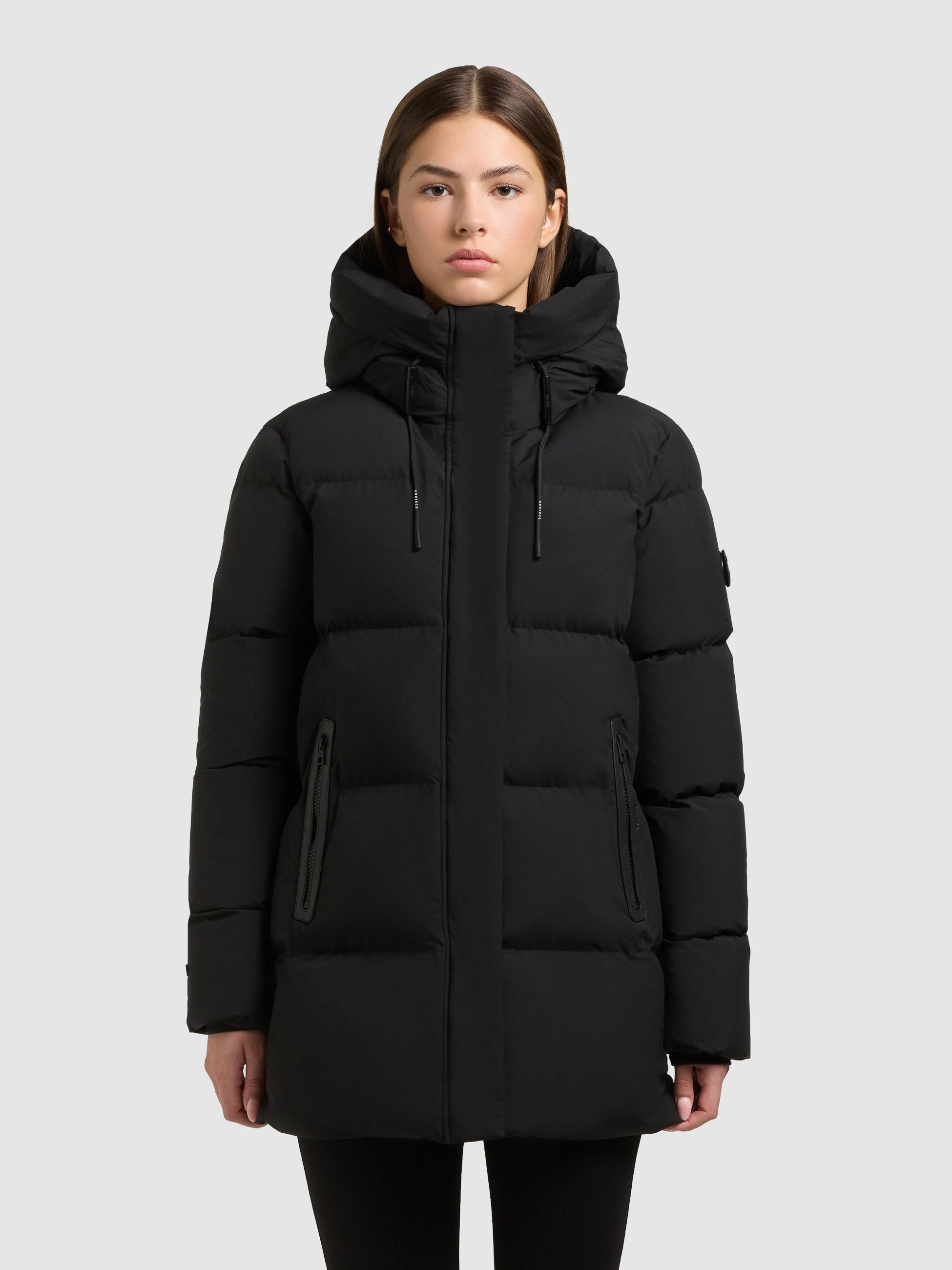 khujo-drown-matt-steppjacke-winterjacke-f-r-damen-schwarz image 4