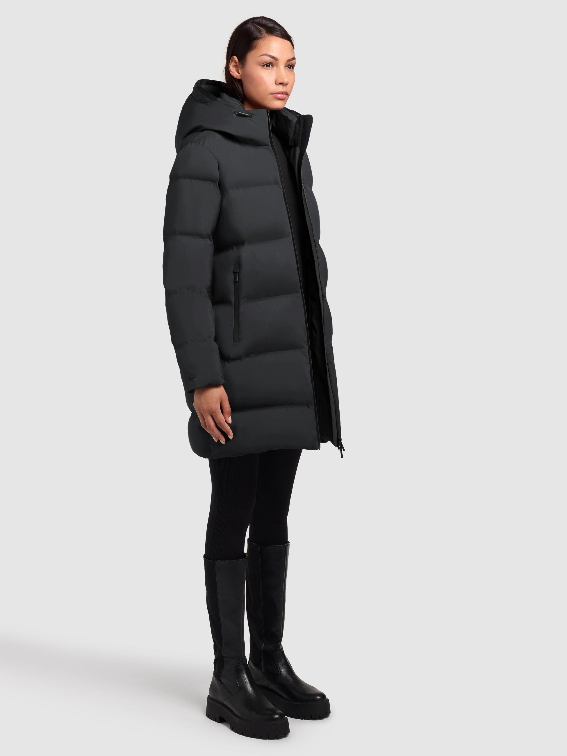 khujo-mantel-dido4-black-damen-steppmantel-regular-fit image 6