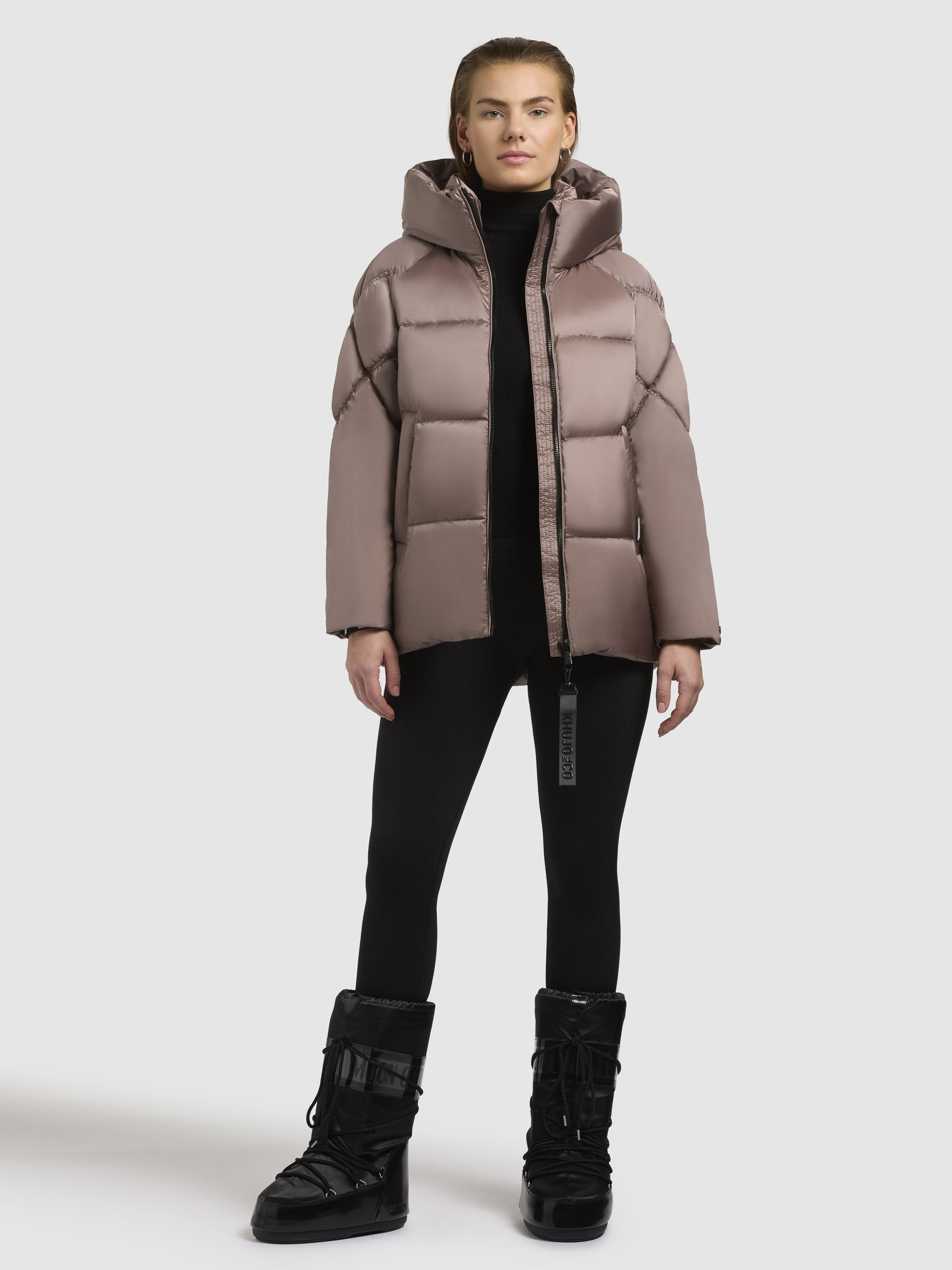 khujo-jacke-isett-taupe-h-ftlange-gl-nzende-damen-steppjacke image 6