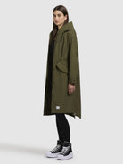 khujo-rayana-damen-mantel-parka-olivgr-n-knielang image 2
