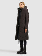 khujo-coat-linari-moody-plum-wadenlanger-damen-steppmantel image 2