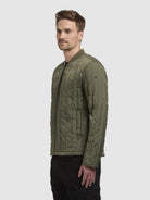 khujo-jacke-romit-light-olive-h-ftlange-steppjacke-mit-rippkragen-im-regular-fit image 5