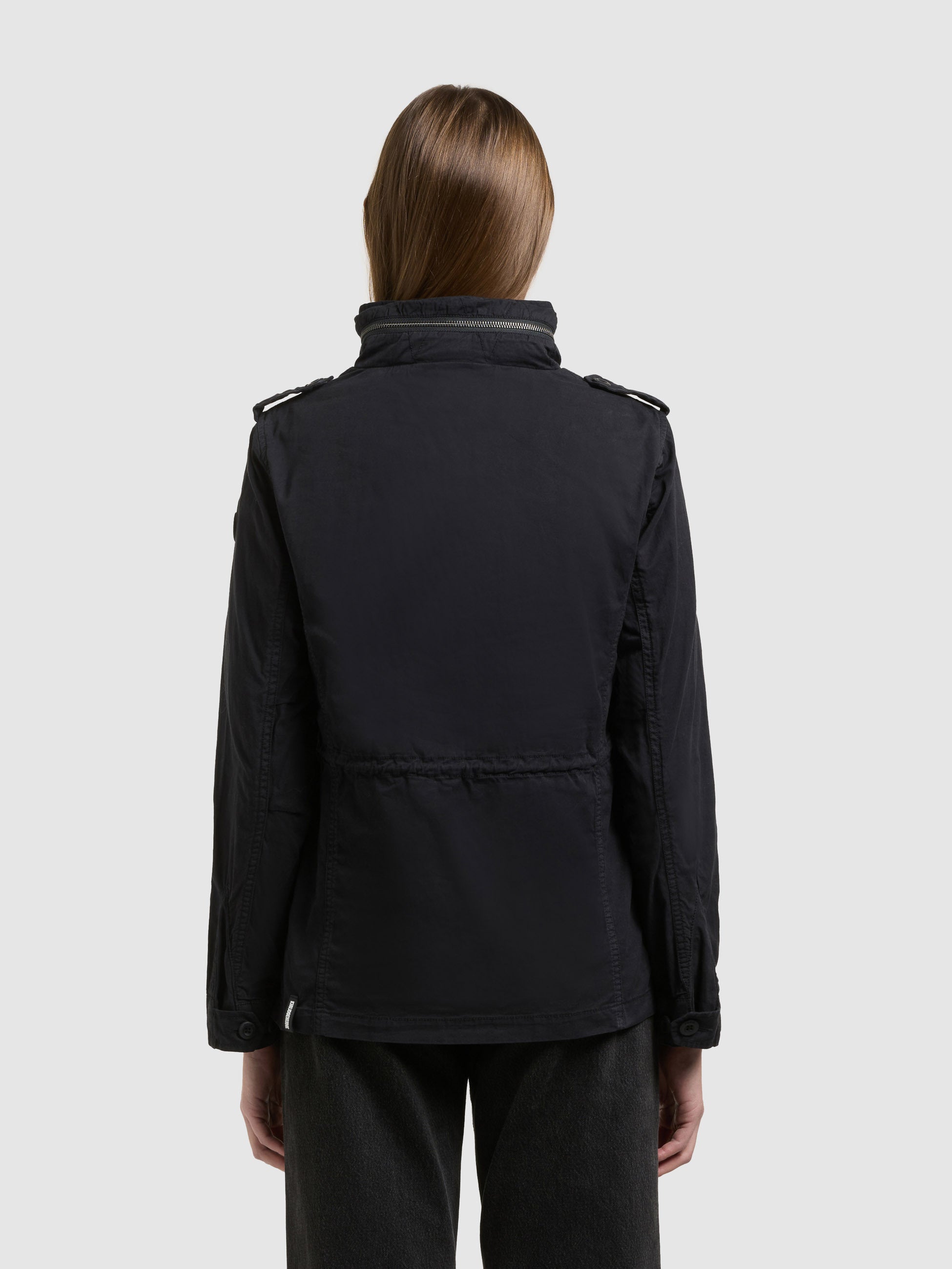 khujo-jacke-nori-black-fieldjacke-aus-baumwolltwill-im-military-stil image 3