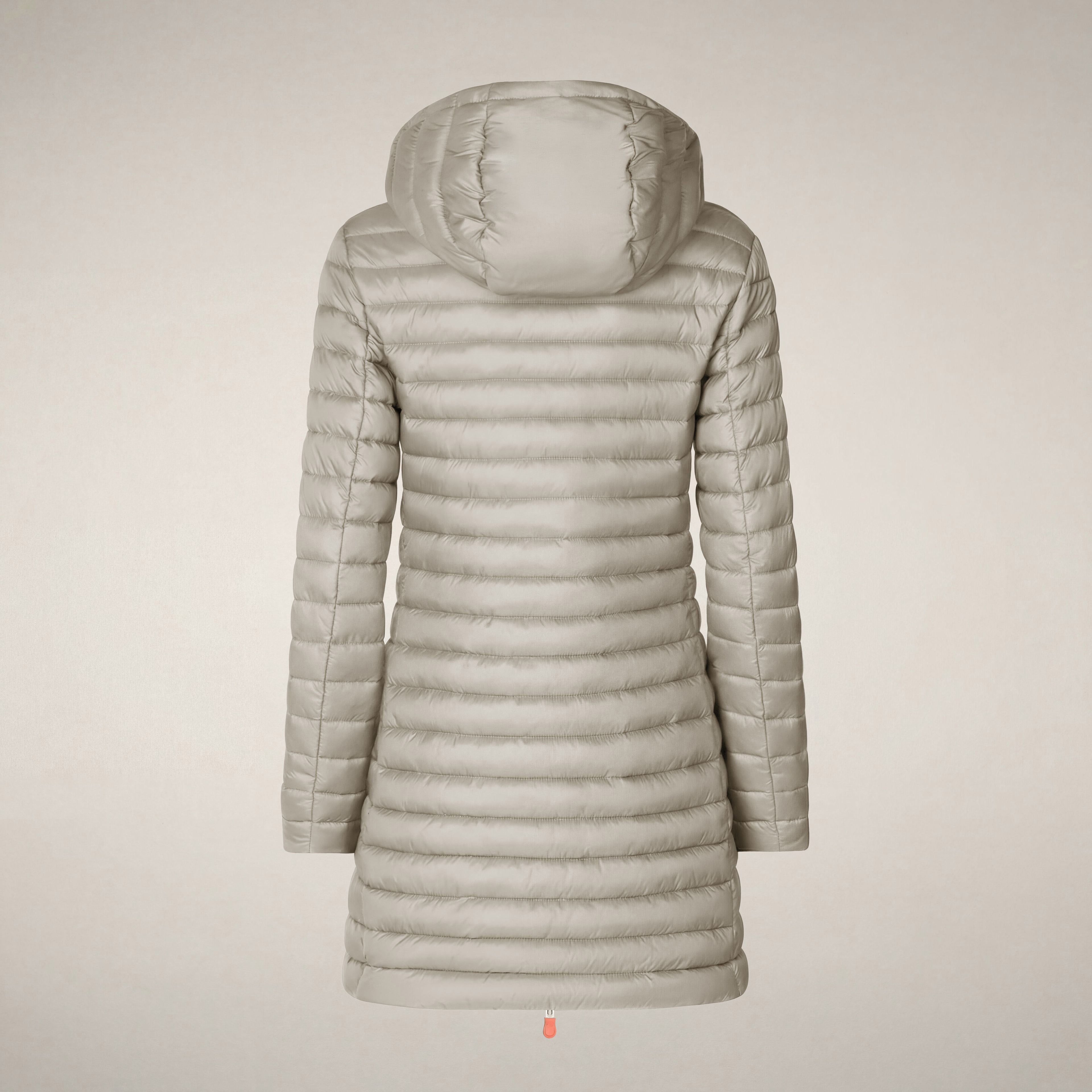 save-the-duck-bryanna-damen-daunenmantel-lang-in-beige-chiaro image 4