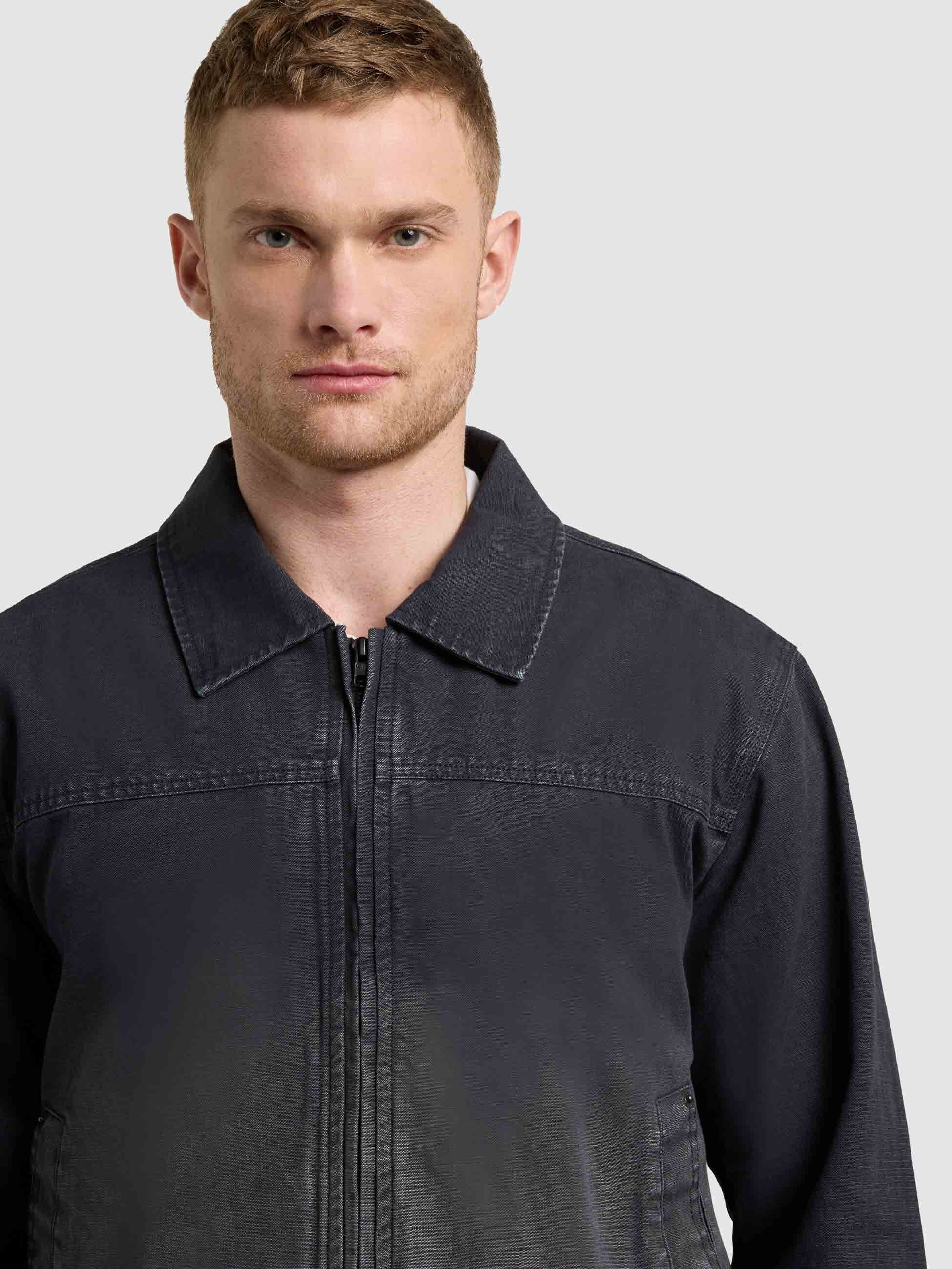 khujo-jacke-brave-black-damen-blouson-harrington-canvas image 7
