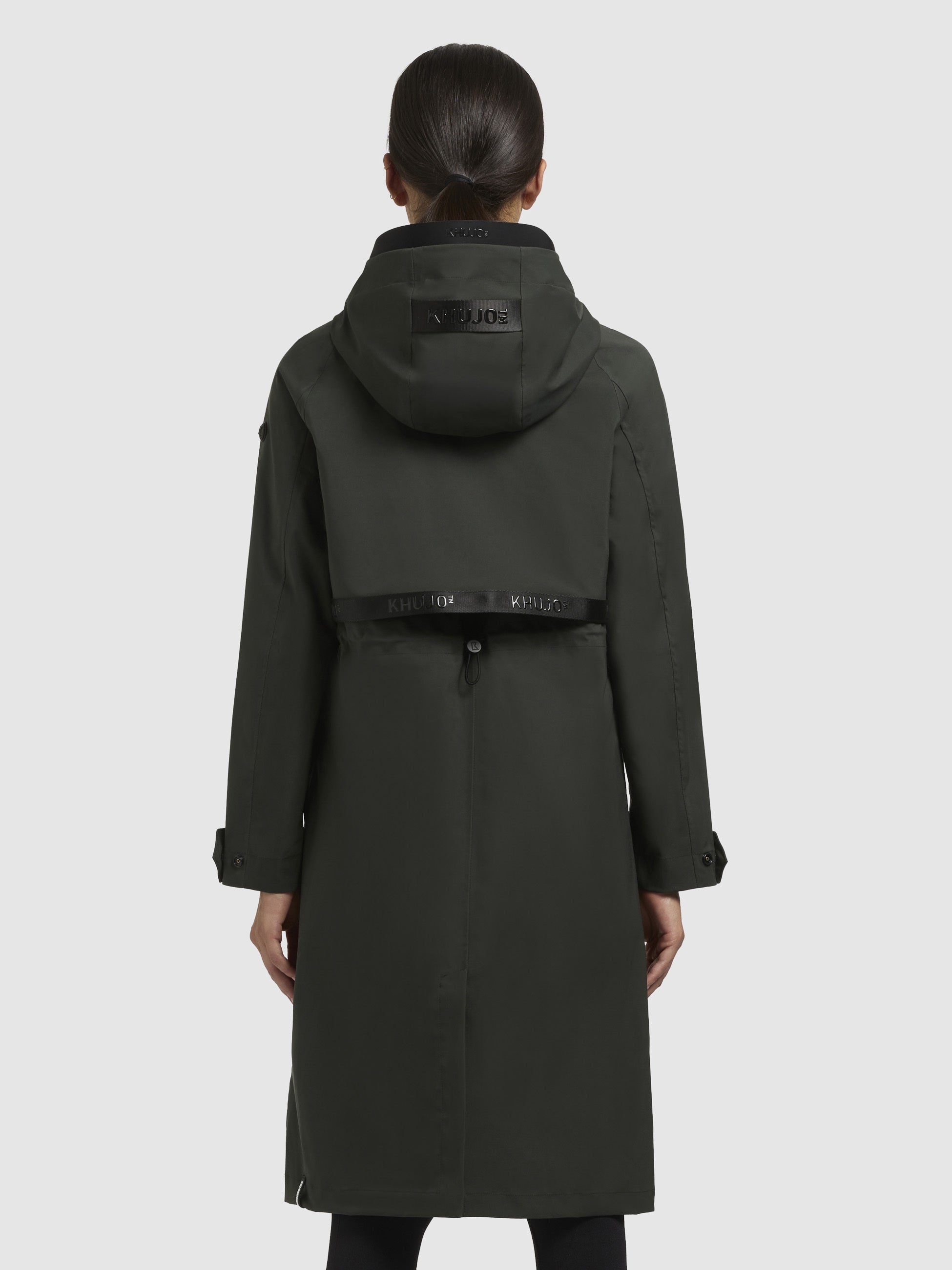 khujo-mantel-femke-damen-regenmantel-dunkelgr-n-slim-fit image 3