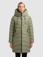 khujo-coat-vare-steppjacke-muted-green-kurz-wattiert image 4