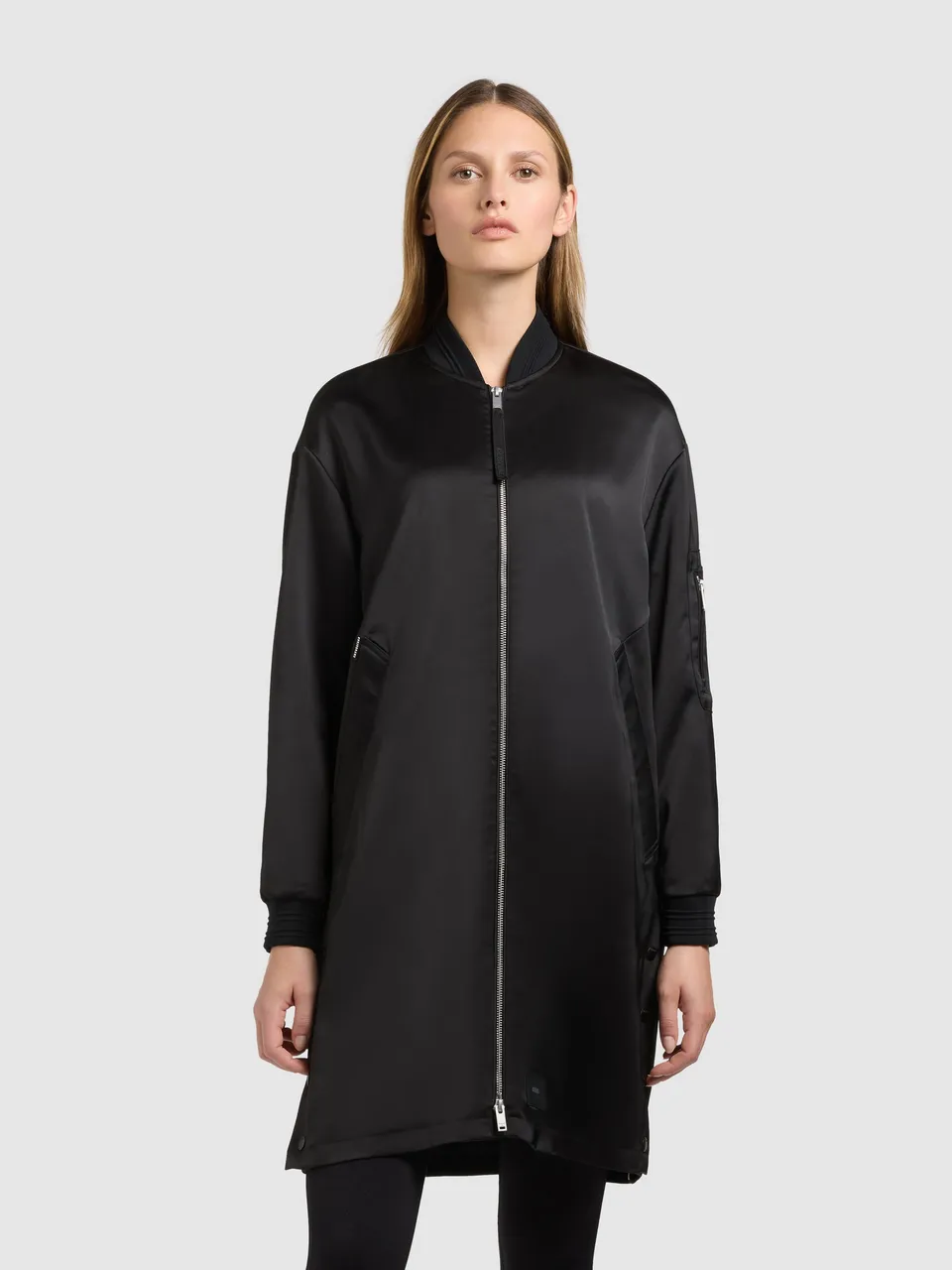 khujo-mantel-tindra-black-damen-blousonmantel-bomber-look image 1