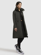khujo-loulou-damen-coat-windbreaker-kurz-dark-green image 6