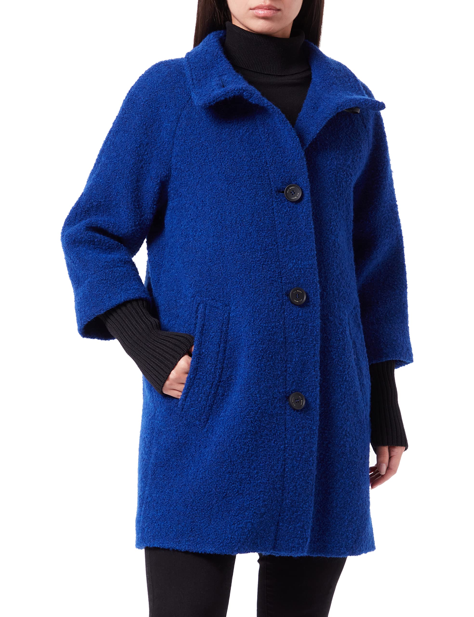 gil-bret-dublin-damen-jacke-wollboucl-mit-strickstulpen image 1