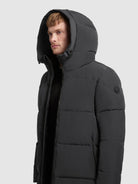 khujo-mantel-lear-obrage-grey-damen-steppmantel-loose-fit image 8