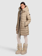 khujo-jacke-nekar-beige-steppjacke-mit-kapuze image 6
