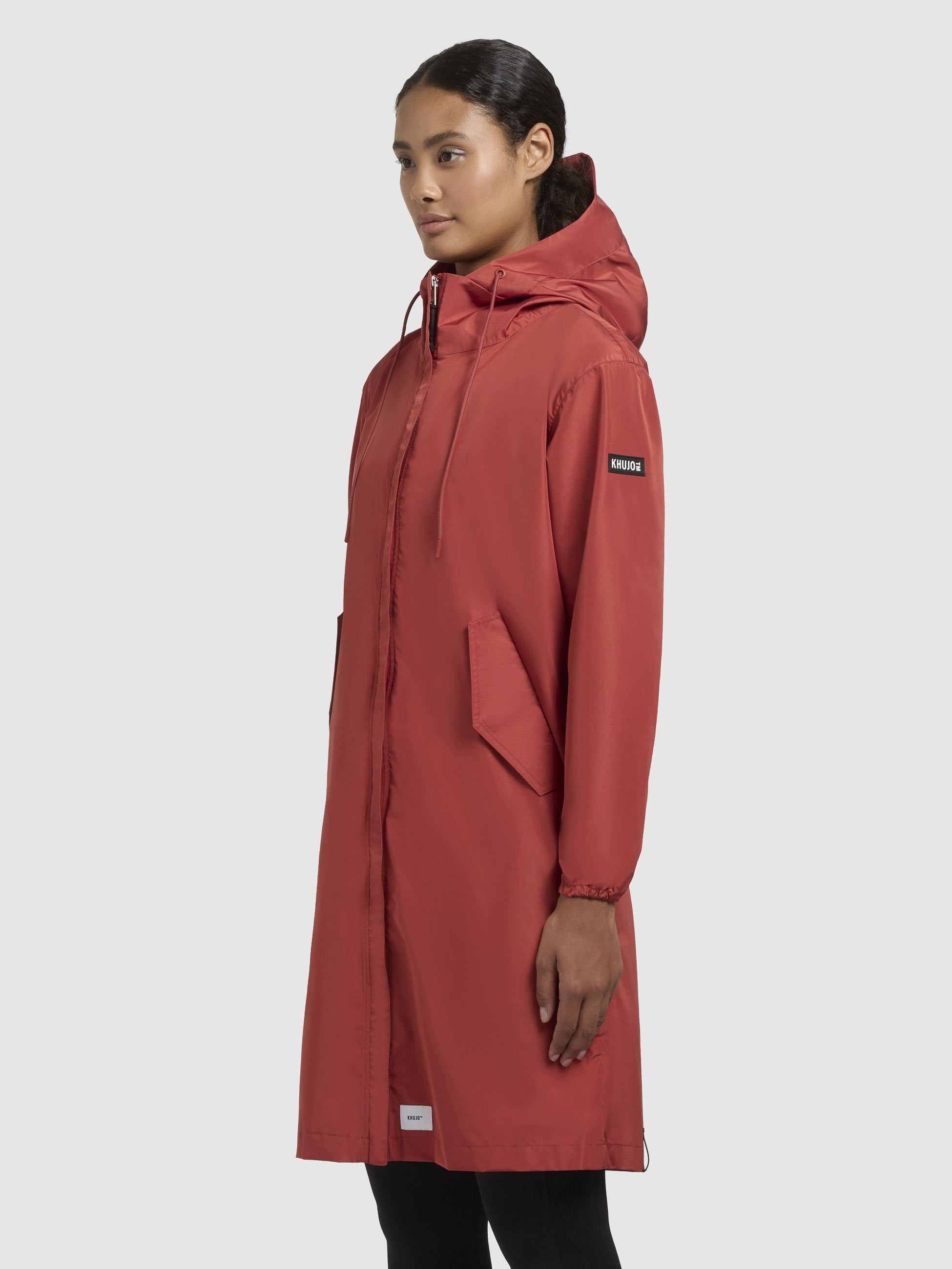 khujo-mantel-timea-blassrot-damen-kurzmantel-leicht-mit-packbeutel image 5