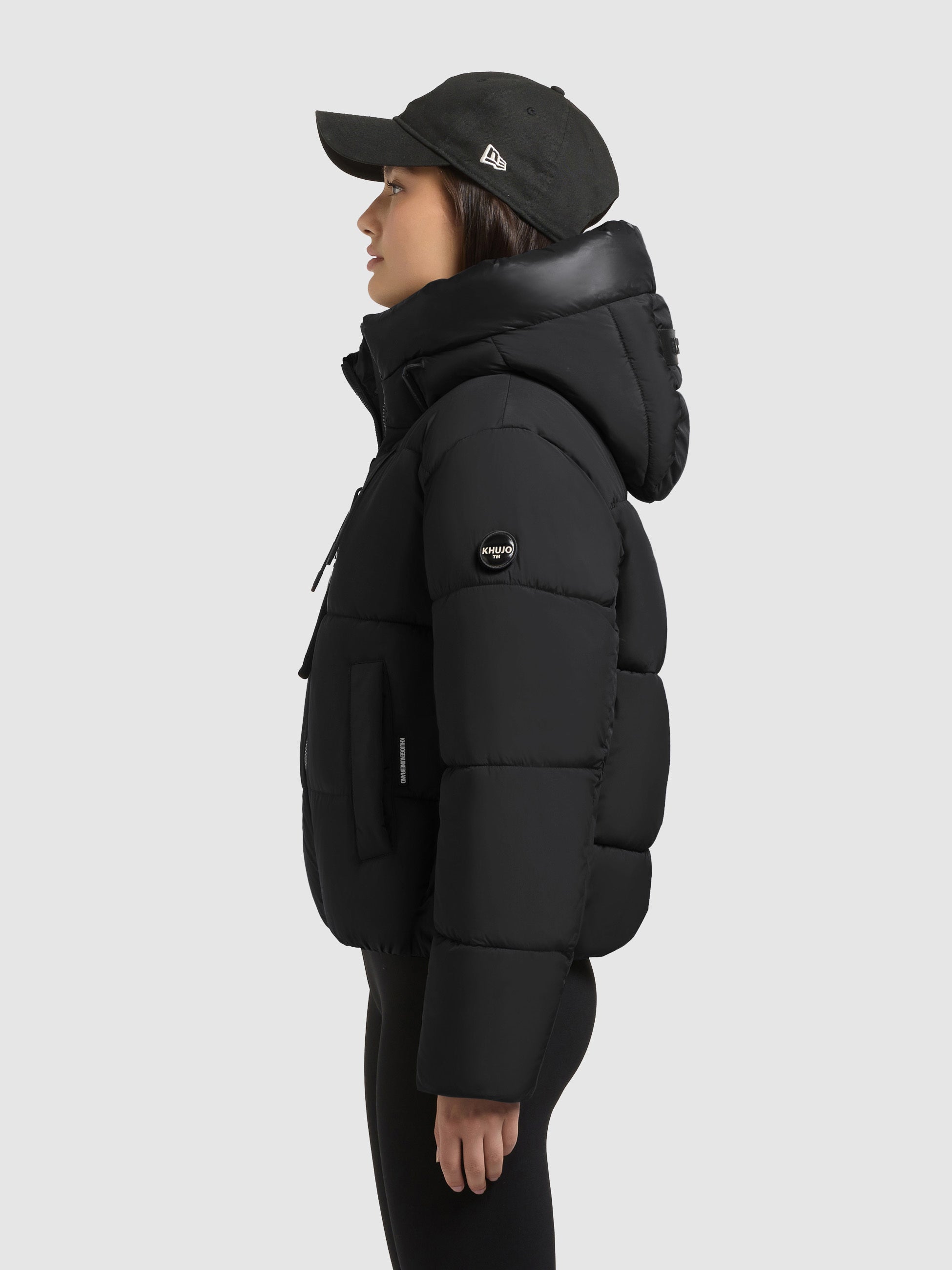 khujo-jacke-kali-black-damen-steppjacke-loose-fit image 5