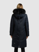 khujo-mantel-jilla-port-blue-wintermantel-damen-mit-kunstfell image 3