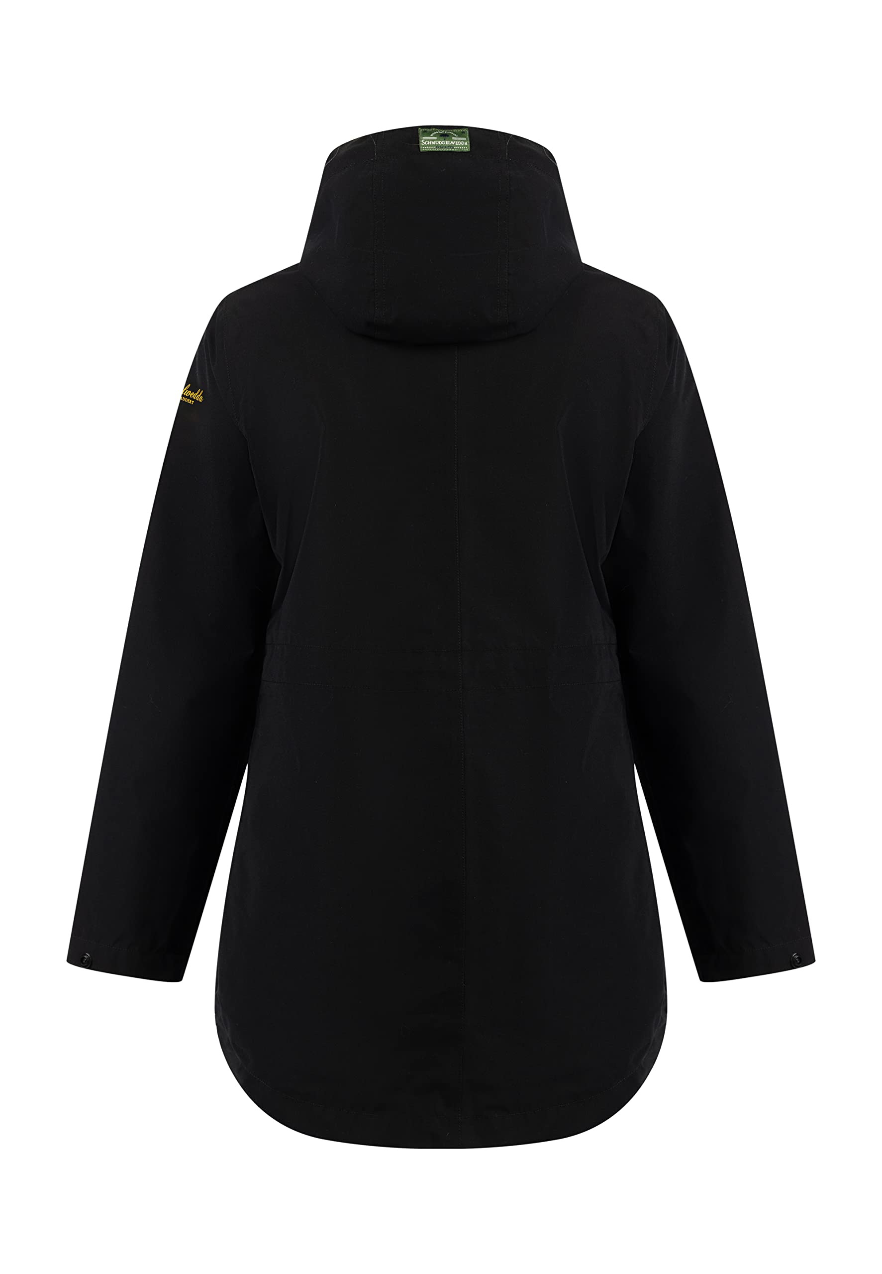 schmuddelwedda-damen-regenjacke-langarm-wasserdicht-mit-kapuze-und-druckknopflei image 3