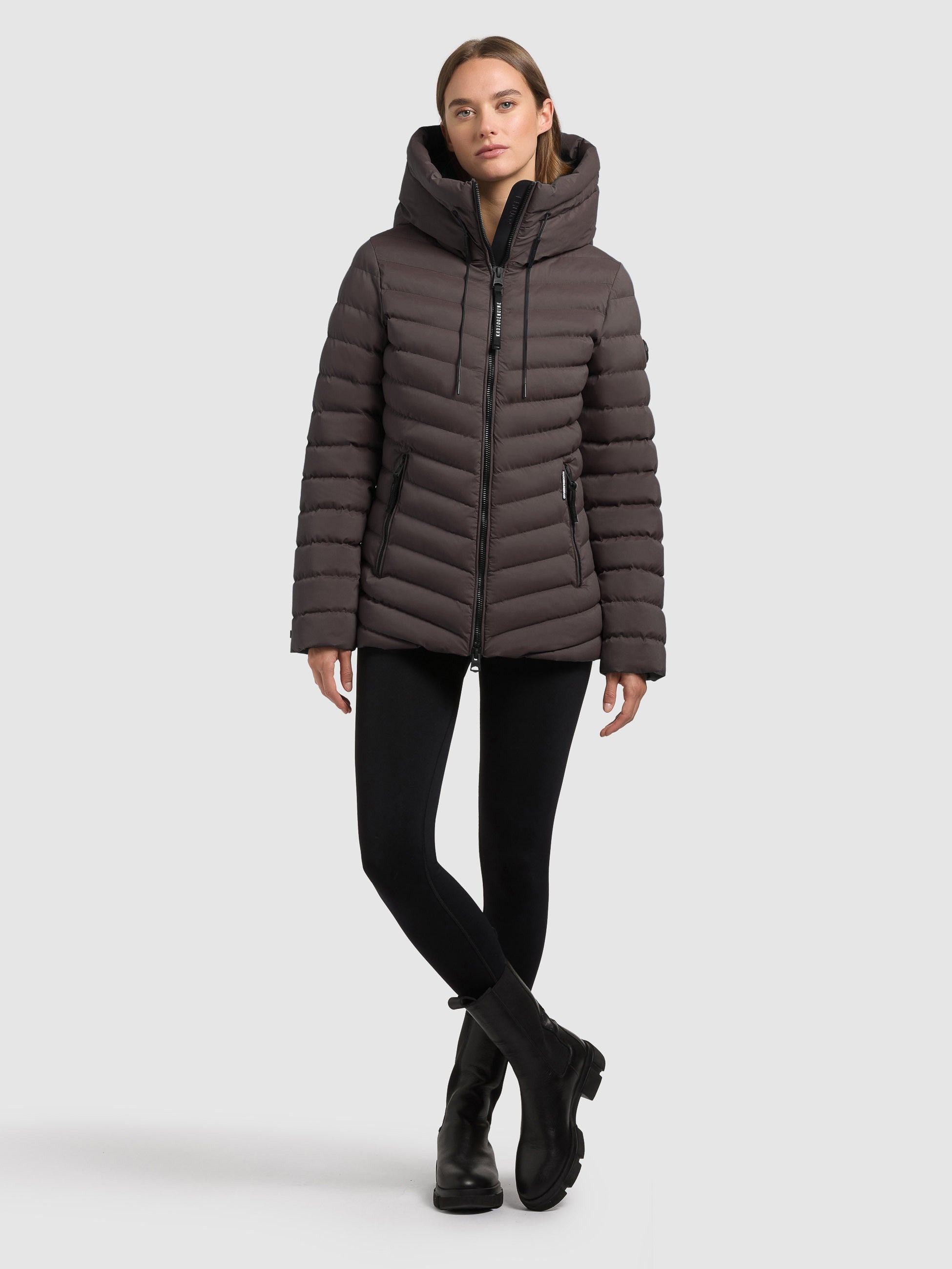 khujo-pace2-damen-bergangsjacke-moody-plum-steppjacke-mit-kapuze image 1