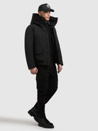khujo-jacke-jafar-black-damen-kapuzenjacke image 6