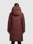 khujo-coat-jange2-matt-moscato-red-damen-wintermantel-knielang image 3