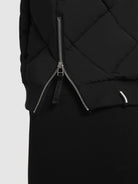 khujo-jacke-ange-schwarz-bomber-steppjacke image 8